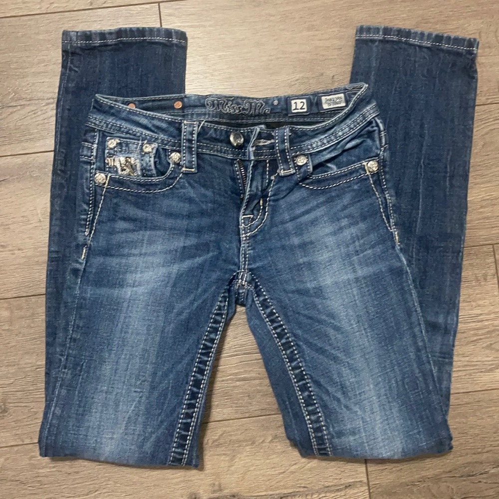 Girls Miss Me jeans size 12 PERFECT CONDITION